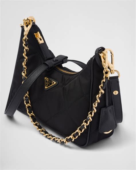 prada mini chain backpack|prada nylon tote bag small.